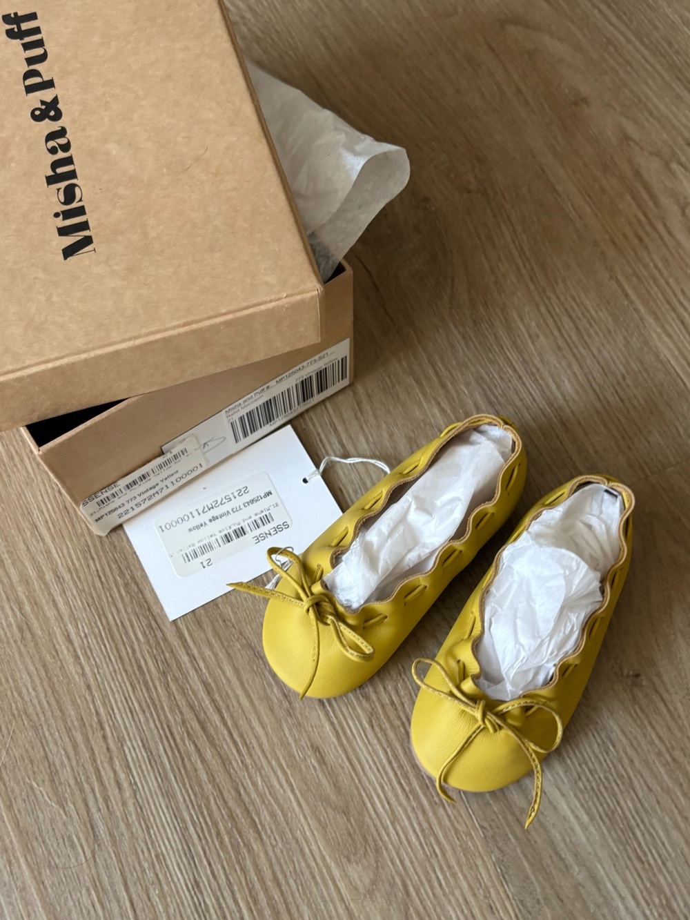 Misha&Puff Leather Ballet Mocassin